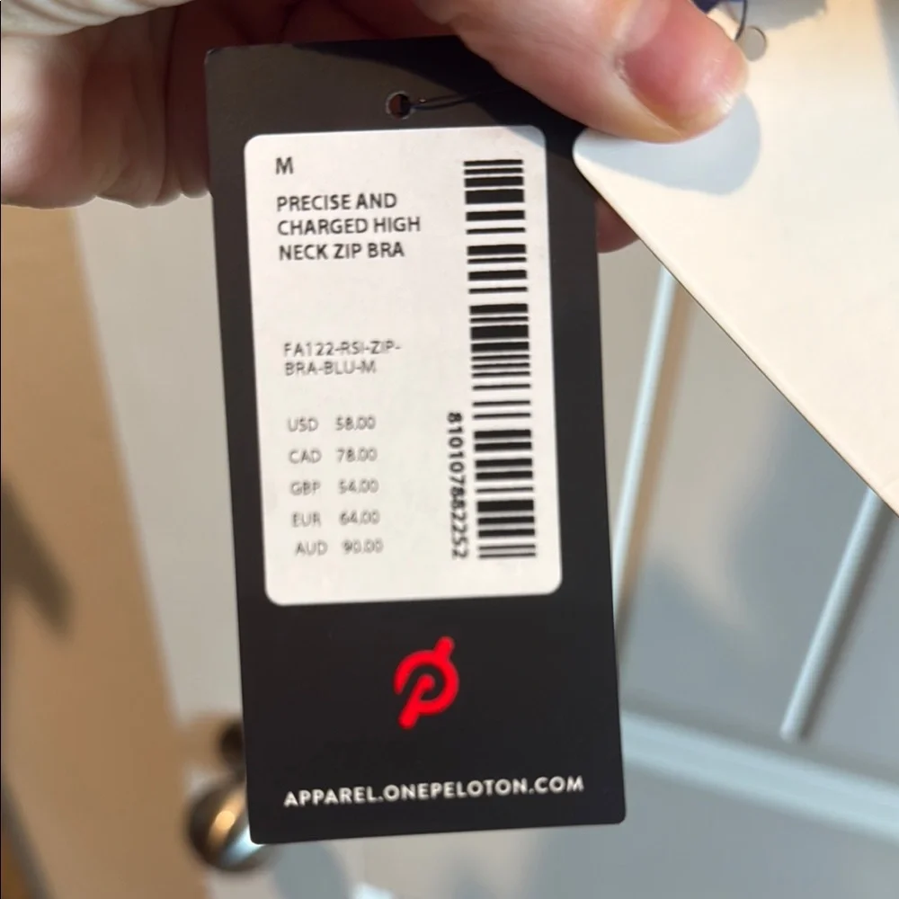 Peloton Blue Sports Bra - Picture 4 of 4